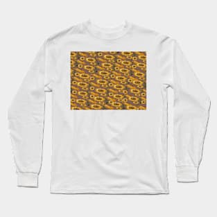 Orange Daisy Long Sleeve T-Shirt